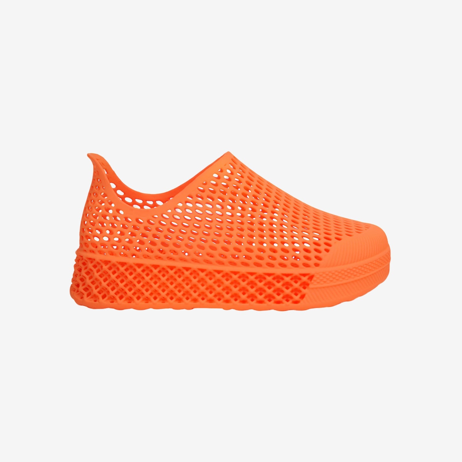 Guardian Orbit 3D printed kids shoes — Orange (view 1)