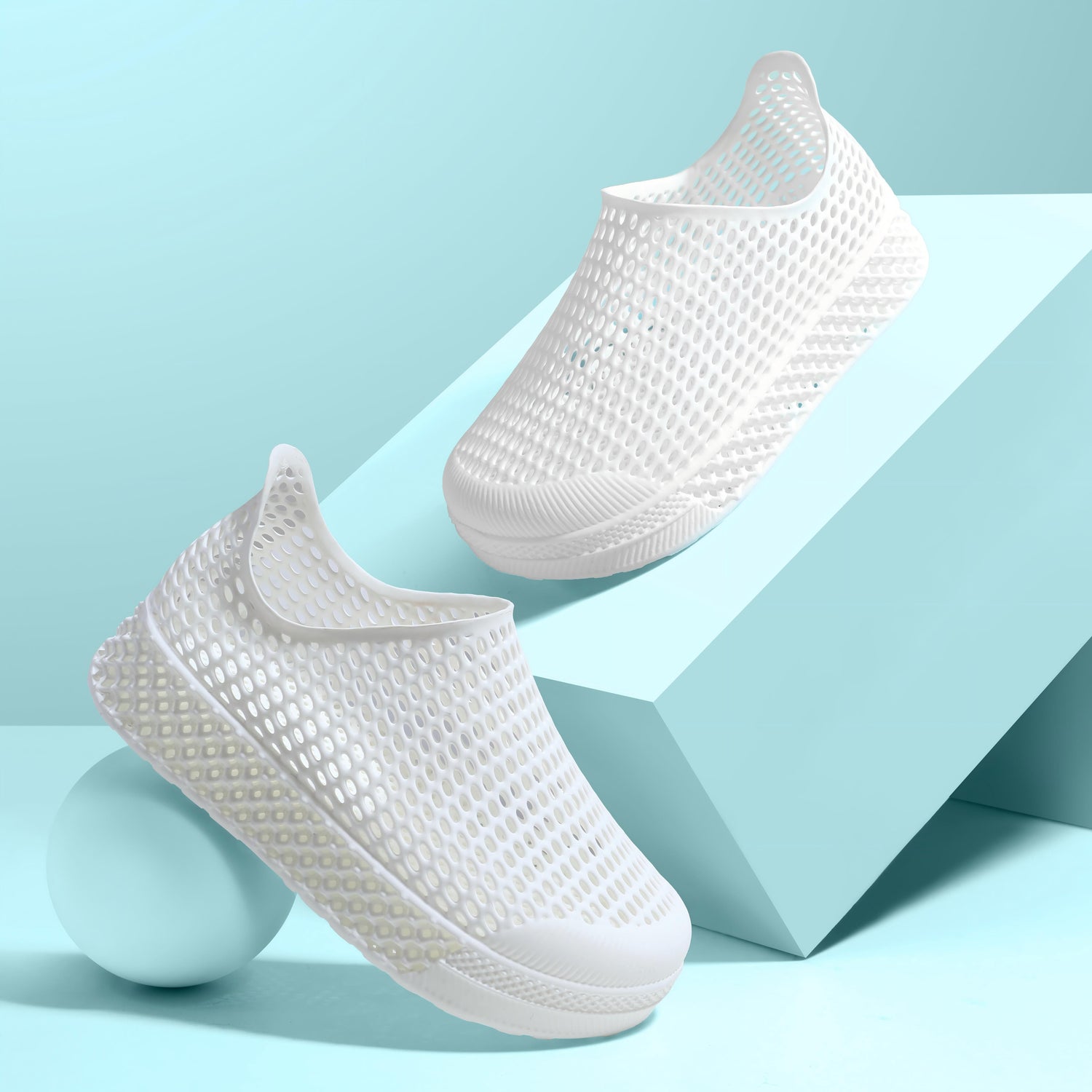 Guardian Orbit 3D printed kids shoes — White (view 2)
