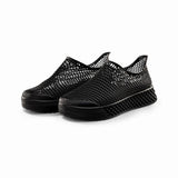 Leisure Path 3D printed casual sneakers — Black (view 5)