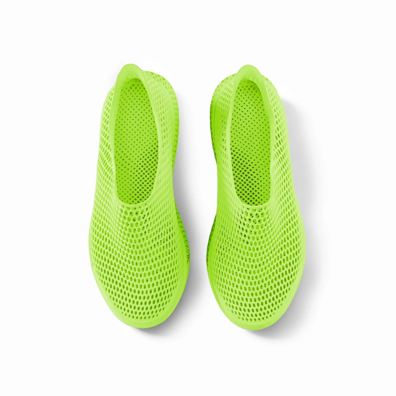 Leisure Path 3D printed casual sneakers — Green (view 4)