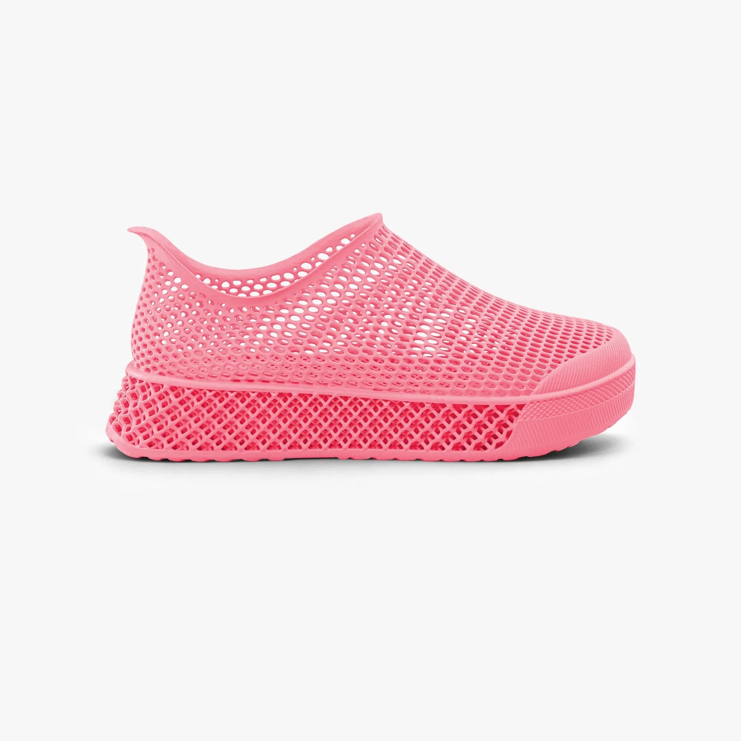 Leisure Path 3D printed casual sneakers — Pink (view 1)