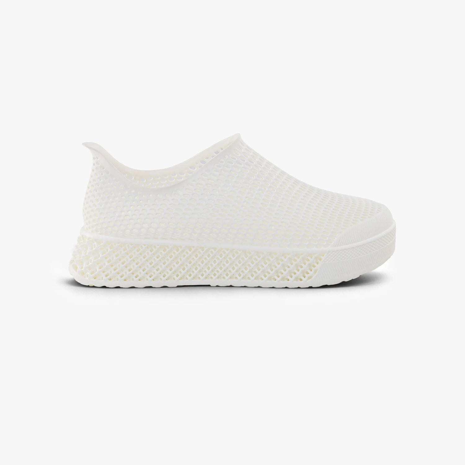Leisure Path 3D printed casual sneakers — White (view 1)