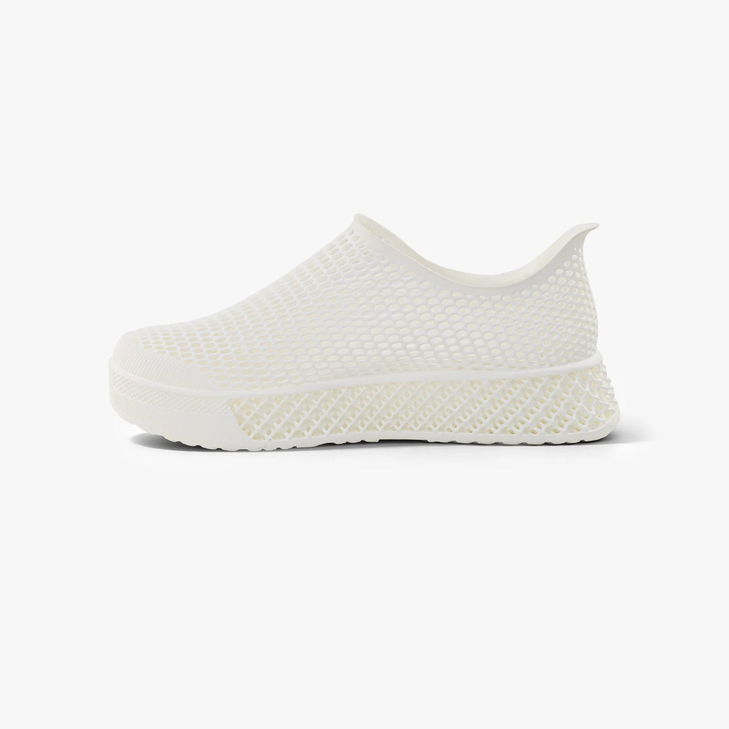 Leisure Path 3D printed casual sneakers — White (view 3)
